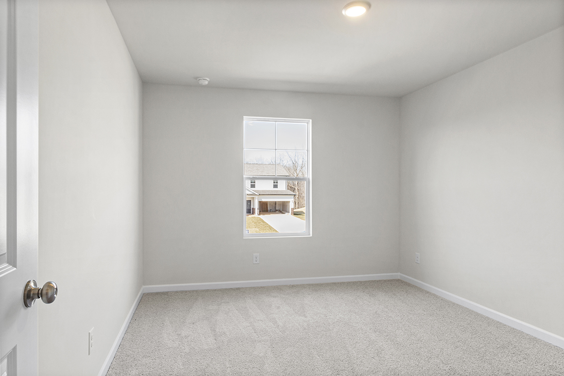 A room with a window.