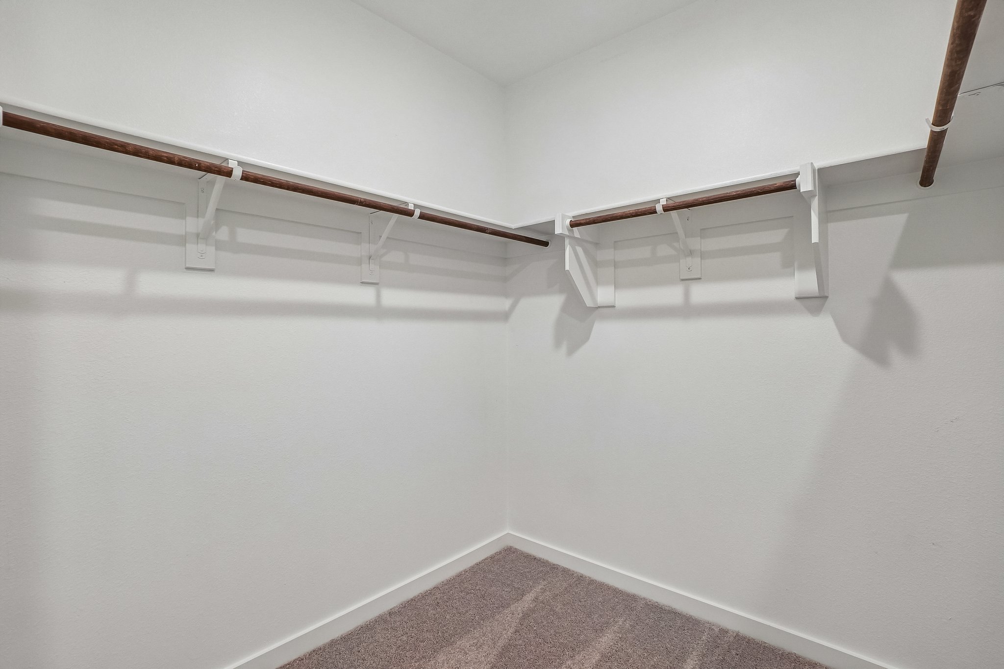 A staircase in a room.