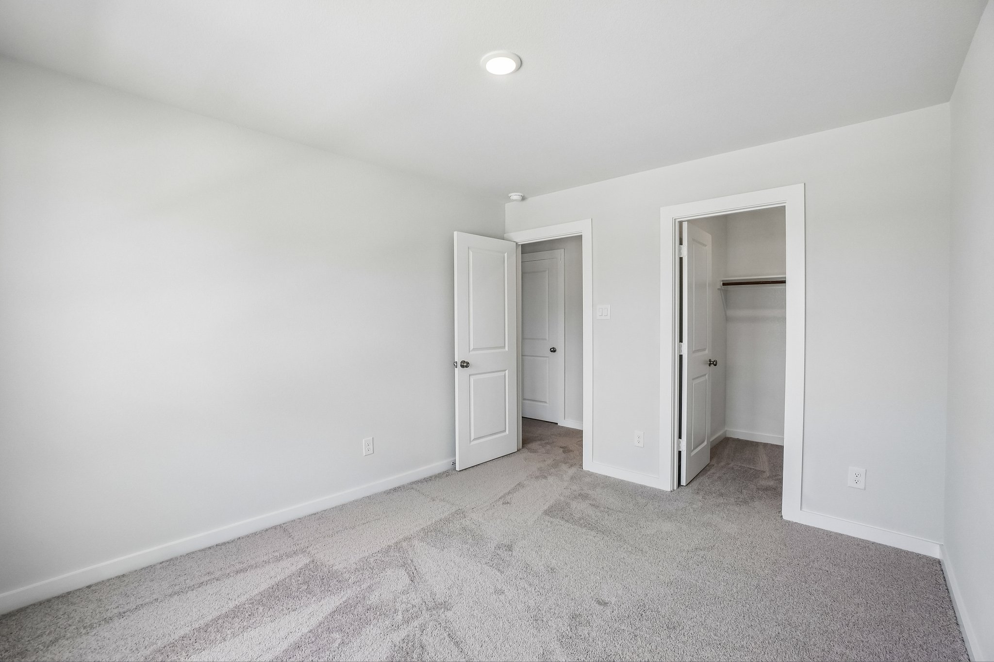 A room with white walls.