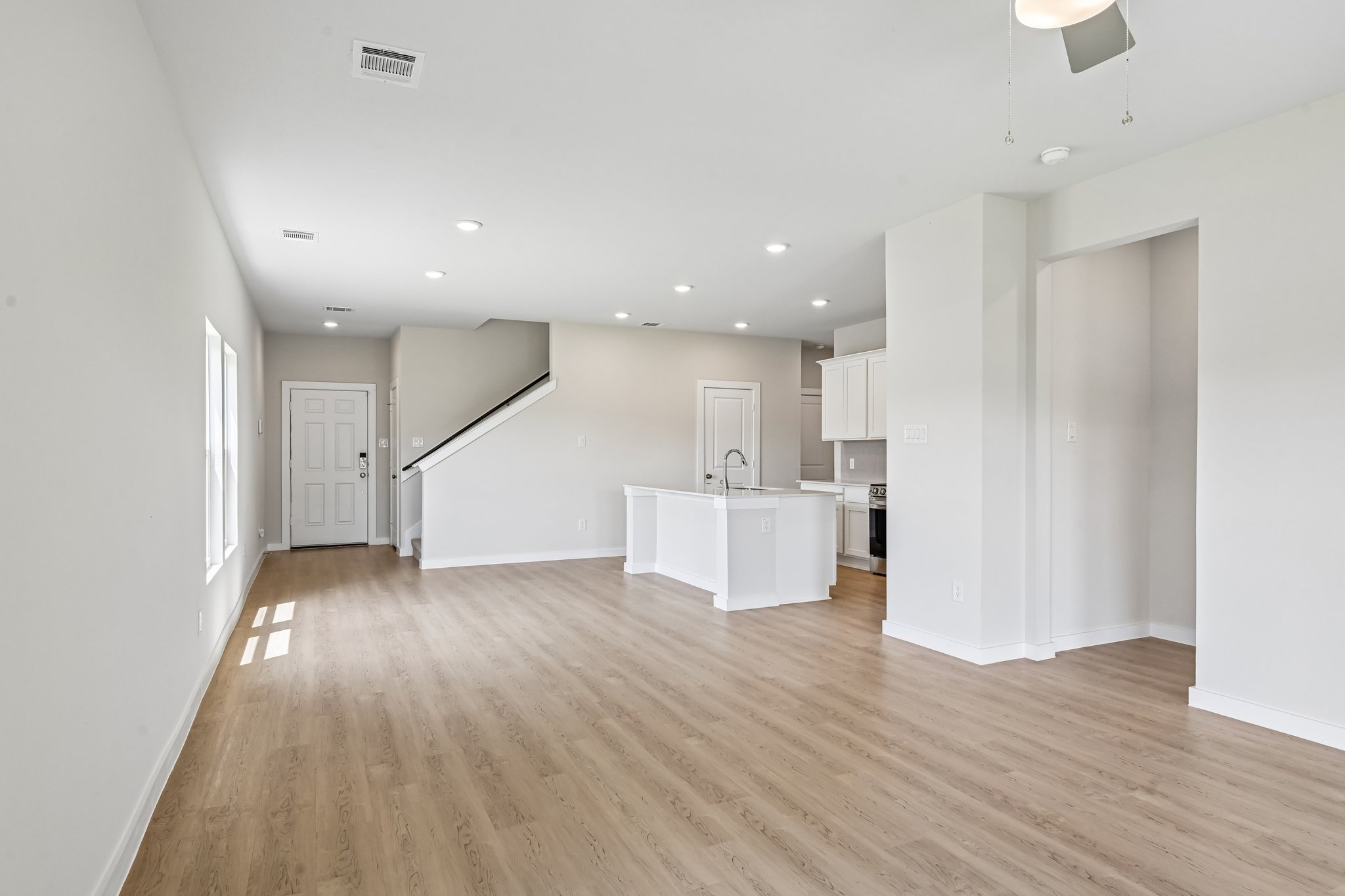 A large empty room.