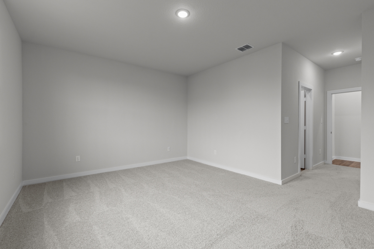 A room with white walls.